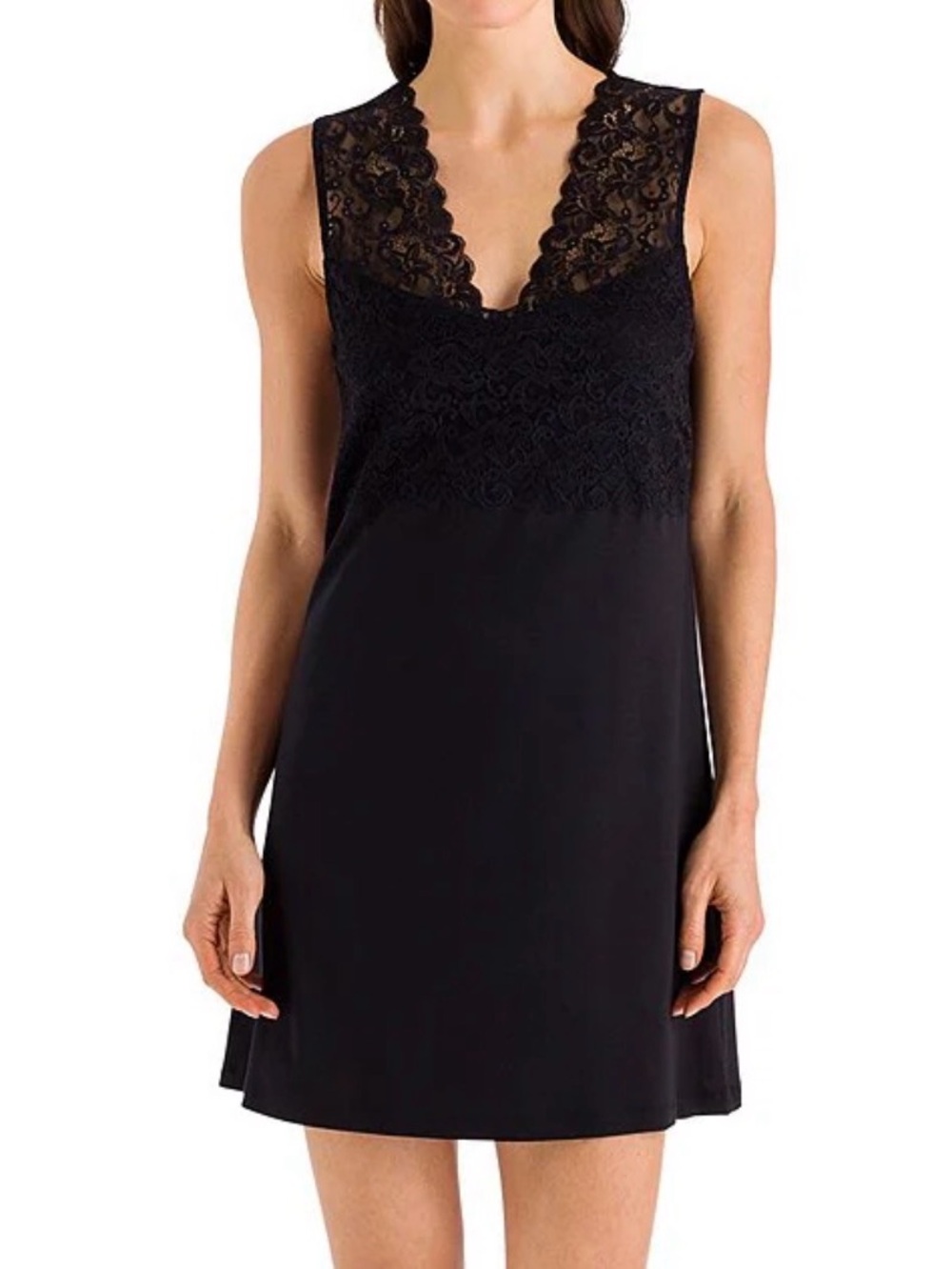 Hanro V-Neck Cotton Nightgown